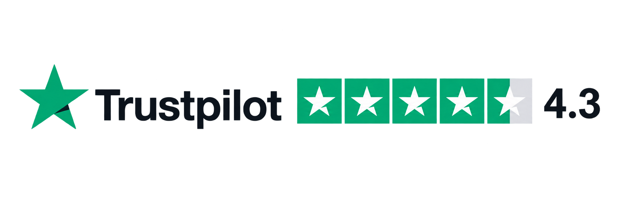 Trustpilot rating 4.3