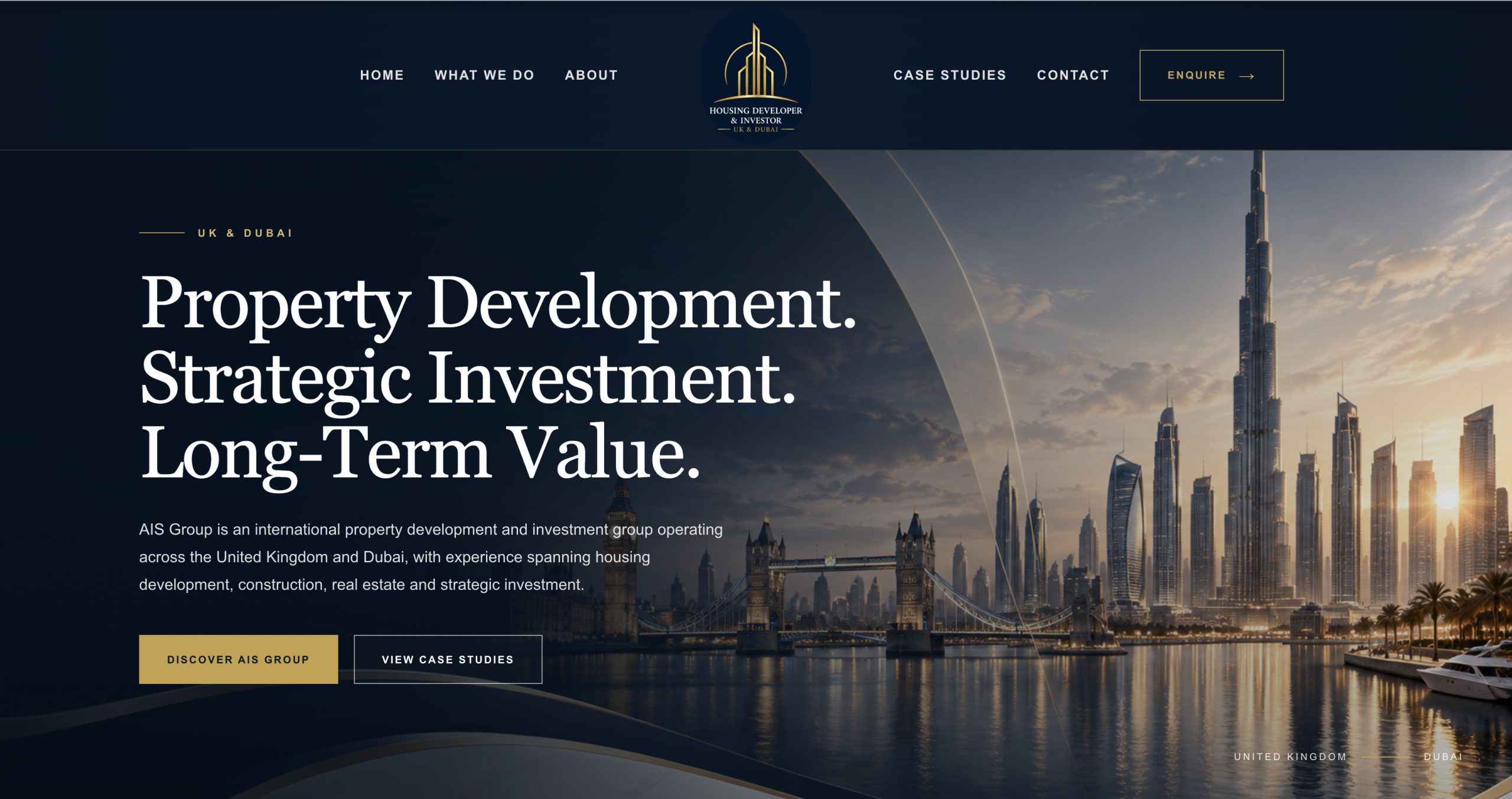 AIS Group corporate website project by WSSWeb