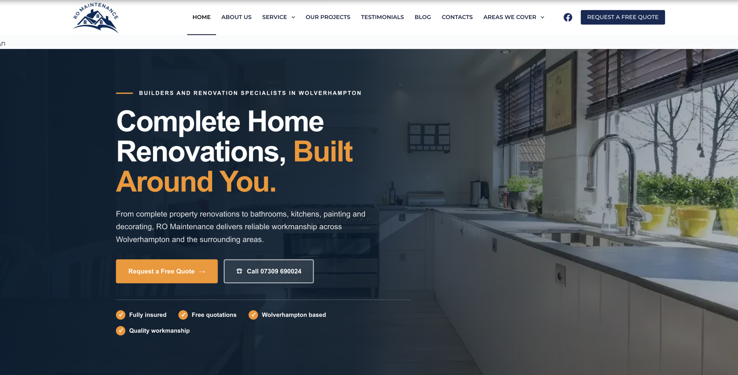 RO Maintenance website project by WSSWeb, October 2026
